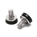 2pcs cycle bike bicycle capless bottom bracket axle crank arm bolts m8 screw NOVO. 