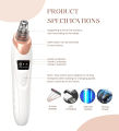 5 in 1 Blackhead Removal Multifunction Rechargeable Machine | White Head Vacuum Suction Face Pore Cleaner Nose Sucking Extractor | Blackheads Removal Derma Suction Chargeable | With LED Display Nose Sucking Extractor. 