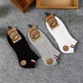 5 Pairs - Cotton Imported Ankle Best Quality Socks For Men. 