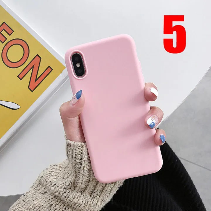 Vivo 1906 1820 1606 1901 1811 1812 Vivo V2043 Casing Macaron Color Soft TPU Cover Case
