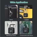 Tuya digital fingerprint lock, Bluetooth smart padlock, APP-controlled fingerprint lock, waterproof locker lock, keyless electronic lock, battery fingerprint padlock, outdoor digital fingerprint lock, anti-theft security padlock, fingerprint lock for gym. 
