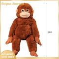 Enigma- Gorilla-shaped Plush Toy Adorable Long-armed Monkey Plush Toy Perfect Birthday Gift for Kids Soft Soothing Stuffed Animal Doll Cute Cartoon Orangutan Pillow Companion Orangutan Plush Toy. 