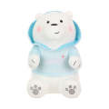 PLUSH TOY WITH HOODIE SERIES BEAR. 