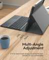 iPad Air 5th/4th Generation Case with Keyboard, iPad Pro 11 inch Keyboard, Smart Trackpad,  7 Color Backlit, Wireless Detachable Keyboard for iPad Air 10.9 2022/2020, iPad Pro 11 (4/3/2/1 Gen), Gray. ( IPAD NOT INCLUDED ). 
