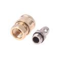 Pressure Washer Coupling For Garden Joints Replacement Parts 1/4 Quick Connector High Pressure Cleaning Machine Connector DXSEE. 