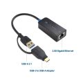 Cable Matters USB C to 2.5 Gigabit Ethernet Adapter, USB to 2.5 Gigabit Ethernet Adapter, Not Compatible with M2 Macs (2.5g Ethernet to USB, 2.5gbps Ethernet Port) -Compatible with Thunderbolt 4 USB 4. 