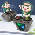 Children's Dancing Rock DJ Pig Electric Toys Cartoon Piggy Dolls Disc Swing With Lights Music Toys for Boy Girl Christmas Gifts Moonlight. 