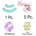 Unicorn Happy Birthday Theme Set 37 Pcs. 