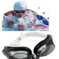 Swimming Goggles Set - Pack of 3 with Ear Plug & Nose Clip, Adjustable Size for All Ages. 