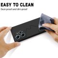 Redmi note 12 4G Case Rock Slim Soft Silicon Matte Phone Cover - Black. 