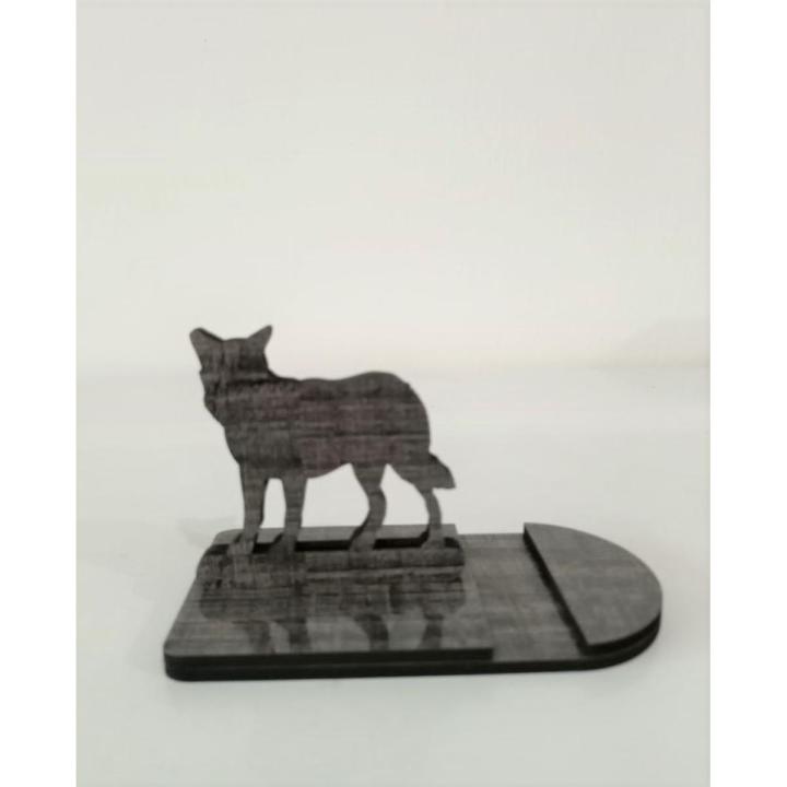 Mobile Holder, Phone Stand, Laser Cut, Laminated MDF Wood