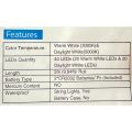 2 SHADES FAIRY LIGHT FOR ROOM DECORATION - WHITE COLOR FAIRY LIGHT - GOLDEN COLOR FAIRY LIGHT. 