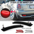 Rear Fender Red LED Side Marker Light For MINI Cooper R55 R56 R57 R58 R60 R61 (Clear). 