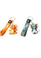 Pvc Key Ring Silicone Tom And Jerry Key Chain Custom 3D Cartoon Anime Kawaii Tom And Jerry Keychain. 