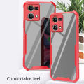 Tokifu OPPO F21 Pro Casing Hard Case Clear  Lens All-inclusive 4 Sides TPU Reinforced Corners Shockproof Back Cover. 