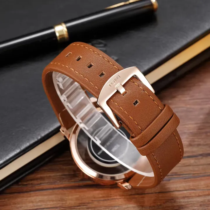 TOMI%20T080%20Leather%20Straps%20Quartz%20Movement%20Water%20Resistant%20Wrist%20Watch%20Transparent%20Dial%20Fashion%20Watch%20for%20Men%20-%20Image%208