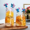 Disney Stitch Figure Reusable Straws Anime Stich Kawaii Lilo Stitch Kids Birthday Party Decoration Supplies Christmas Gifts. 