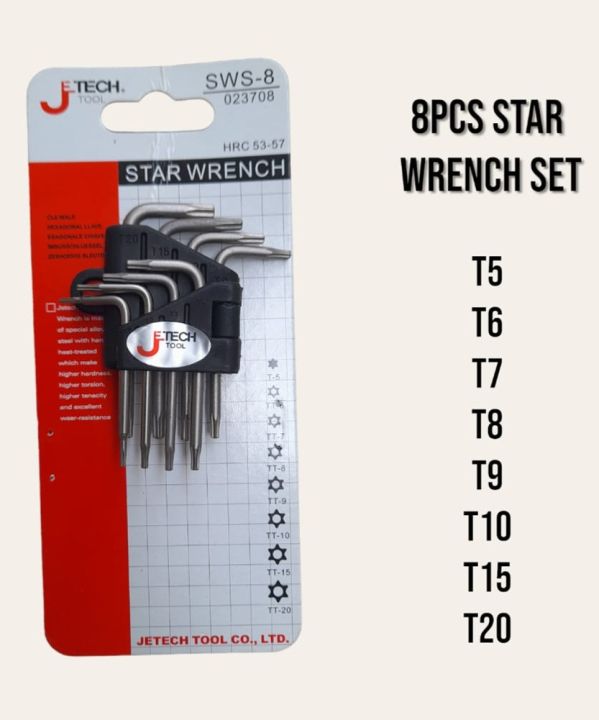 STAR KEY SET 08PCS SWS8