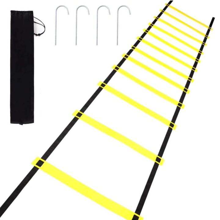 Football Training Ladder 12 Step – Speed, Agility & Coordination Ladder ...