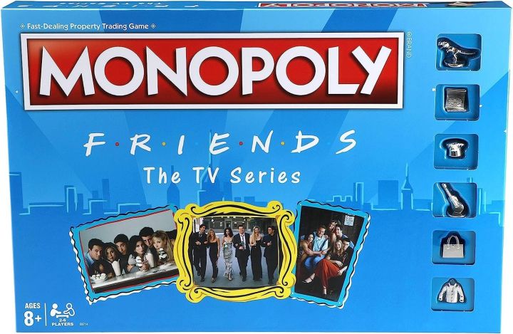 Monopoly Friends Best Quality Board Game for Ages 8 and Up; Game for Friends Fans
