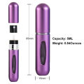 Mini New Refillable Perfume Bottle And Atomizer For Travel, Perfume Atomizer, Spray Scent Pump. 