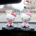 Kai Cry Cat Shake Head Doll Car Ornament Cartoon Cute Cake Decoration Supplies. 