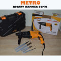 Rotary Hammer Hilti Drill Machine 26MM, Triple Function Rotary Drill Machine with Drill Bits and accessories. 