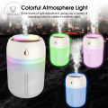 Vocoal Humidifier Air Humidifier Nano Diffuser Car Humidifier Ultrasonic Humidifier Cool Fine Mist Humidifier USB Humidifier With 7 Colors LED Lights for Home Office Car Yoga Spa. 