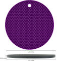 Silicone Heat Mat high quality for Hot Pots and Dishes - Silicone Heat-Proof Mat Anti-Slip Pot Holder and silicon pot trivet mats, Multi-Purpose Hot Pads Heat Resistant To 450 F, Non-Slip, Insulation, Durable, Flexible, Dishwasher Safe. 