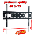 Best  primume Quality 40 inch To 75 inch Universal LCD LED TV Fix Wall Bracket Wall Mount Wall Stand Slim Wall Bracket Wall Mount Wall Stand Non-Movable Wall Bracket Wall Mount Wall Stand. 