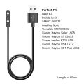 Magnetic Charging Cable Smartwatch Dock Charger Adapter Base Cord Compatible For Haylou Rs4 Plus Ls11 Ls12. 