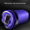 Dextro Rechargeable Solar Energy Car LED Ashtray Car Trash Can Removable - lighters for smoking. 