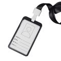 Vertical Aluminum Material Card Badge Holders,Bus Card ID Card-1pcs. 