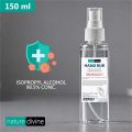 150 ml Nature Divine Mist Spray Hand Rub 98.5% Isopropyl Alcohol, IPA Rubbing Alcohol and General Purpose Antiseptic Disinfectant. 
