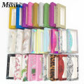 100 Pcs Eyelash Packaging Box Bulk Wholesale Custom 3D Mink Lashes Boxes Packaging With Logo Makeup Set Eyelashes Case Pack. 