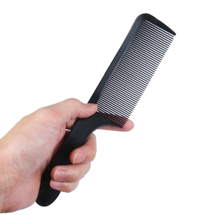 【DATA FROG Global MALL】Black Fine Black Hair Comb With Pro Barber Hairdressing Comb