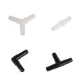 Aquarium Tubing Connectors（10Pcs）Air Pump Line Joints Plastic Aquarium Air Pump Line Tubing Joints T/Straight/Elbow/Y Connectors. 