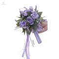 Bridal Bouquet Wedding Hand Bouquets for Ceremony Valentine's Day Graduation. 