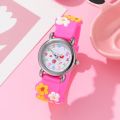 New Kids Watches Cartoon Watches Pink Quartz Wristwatch Birthday Gift Girl Boy Children Study Time Girl Watch. 