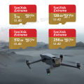 SanDisk Extreme micro SD Card A2 U3 4K Video UHS-I microSDXC Memory Trans Flash Car for Mobile Gaming Instar360 Camera GoPro DJI. 