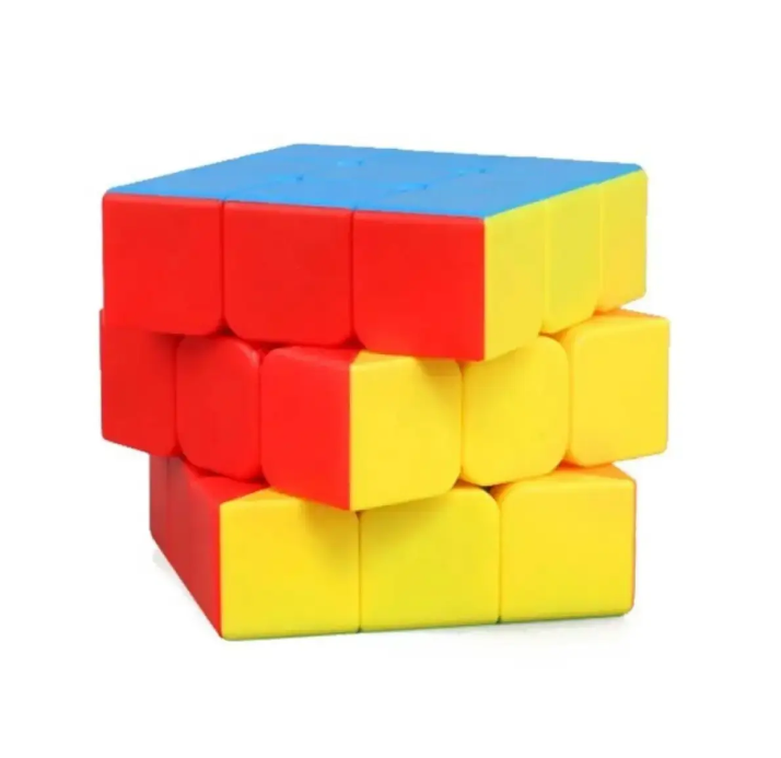 Rubik Cube 3x3 Speed Awesome Quality Sticker Less - Magic Speed Cube Puzzle Toys