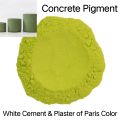 White Cement and Plaster of Paris Color - Concrete Pigment for Pots Making - Olive Color. 