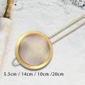 Stainless Steel Colander Sieve Sifter for Rice Sifting Dry Ingredients Sugar 5.5cm. 