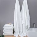 towel 100% cotton for hotel and home use size 30x60 inches weight 600 gram white towel. 