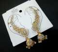 Fancy Stylish Full Ear Design Fashion Jewelry Earrings For Girls & Women - Trendy Cuff Earrings/Cuff Earrings With Crystal - Full Ear Earrings - Full Earrings Jhumka- Ear Cuff. 