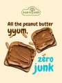 ZAKSYARD Almond Butter Creamy (Rich & smooth) 210g. 