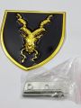 Big Size Black Markhor Metal Logo Monogram With Fitting For Car Grill For Cars Decorations High Quality China Imported. 
