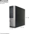 Dell Optiplex 3010 Desktop PC - Intel Core i5-3450 3.1GHz 8GB RAM 500GB HDD DVD Windows 10 Pro. 