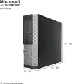 Dell Optiplex 3010 Desktop PC - Intel Core i5-3450 3.1GHz 8GB RAM 500GB HDD DVD Windows 10 Pro. 