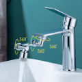 1080 Degree Rotating Faucet Universal Kitchen Aerator Swivel Faucet Wide Angle Swivel Splash Filter Faucet Extender for Bathroom MJ. 